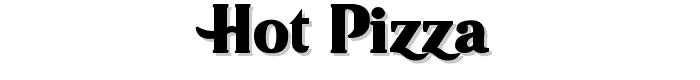 Hot Pizza font